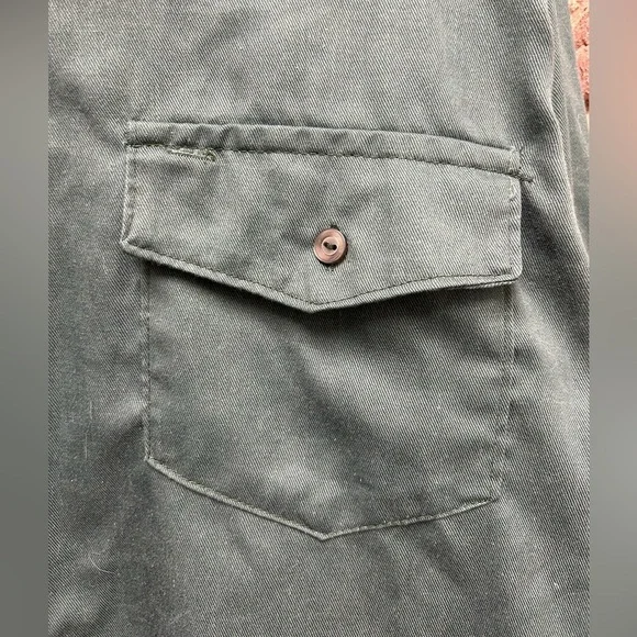 Vintage Carhartt 1970s Utility Work Shirt Made In Canada Medium - Picture 4 of 5